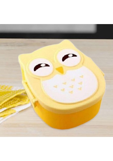 Suntek Baykuş Öğle Yemeği Kutusu Aperatifler Için Sarı Sarı