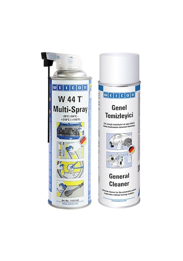 Weıcon W 44 T Multı Sprey 500 Ml + Weıcon Genel Temızleme Spreyi 500 Ml