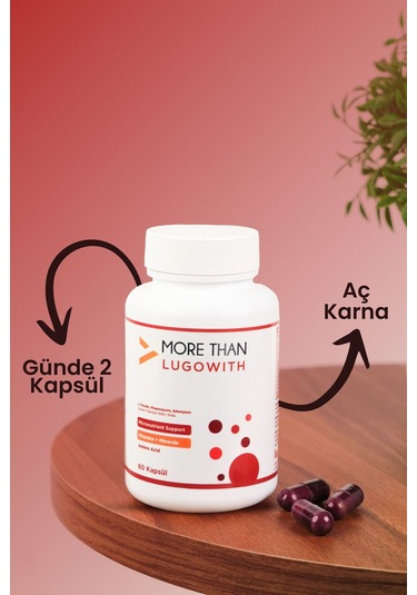 More Than Lugowith 60 Kapsül 2 Adet