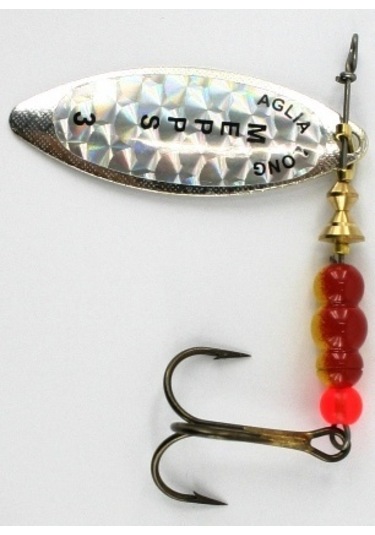 Kampçılık Mepps Aglia Long Rainbo Söğüt Gri No:3