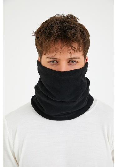 Store Erkek Polar Boyunluk Outdoor Boyunluk Siyah