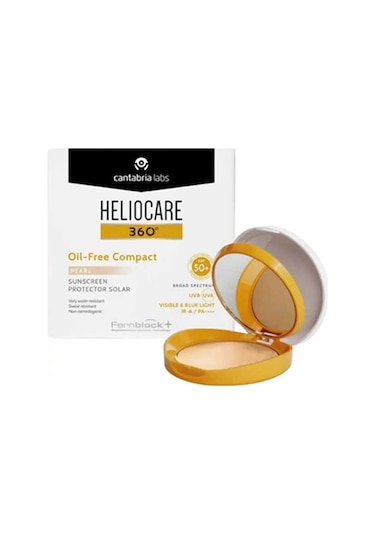 Heliocare 360 Oil-Free Compact Sunscreen SPF50+ Pearl 10 G