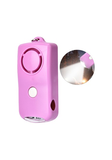 120db Yaşlı Kız Çocuk Kişisel Güvenlik Alarmı Kendini Savunma Alarmı Led Işıklı Anahtarlık