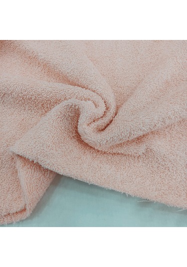 Pamuklu Havlu Kumaş Açık Pembe Pembe