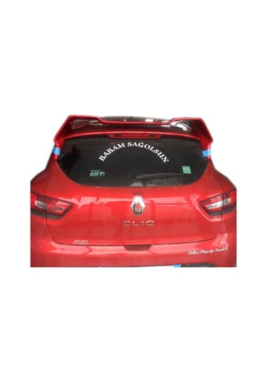 Renault Clio 4 Hb Rs Spoiler Boyalı Fiber Spoyler