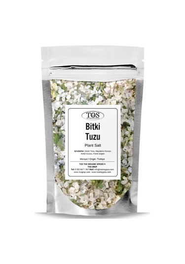 Tos The Organic Spices Bitki Tuzu 5 KG Plant Salt