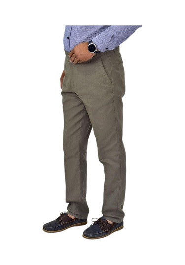 Erkek Kanvas Yazlık Pantolon Klasik 1291 Bgl-st04604 Haki