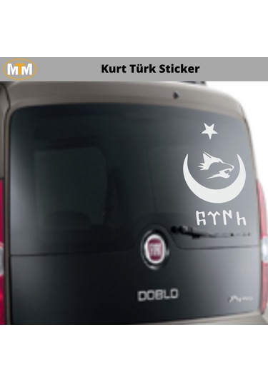 Kurt Türk Oto Sticker 15 Cm