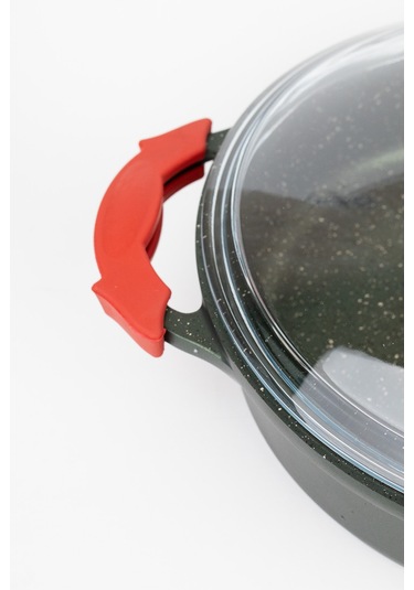 Masterchef Aluminyum Döküm K.yarık Tencere 28 Cm Yeşil