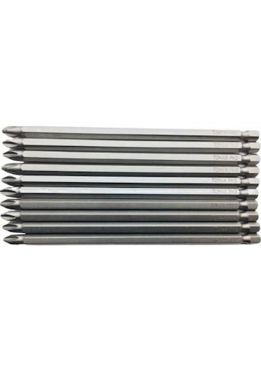 Tomax PH2 x 100Mm Yıldız Bits Uç 10 Adet
