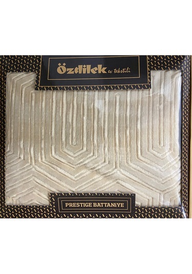 Özdilek Prestige Çift Kişilik Battaniye Krem 220x 240 Cm