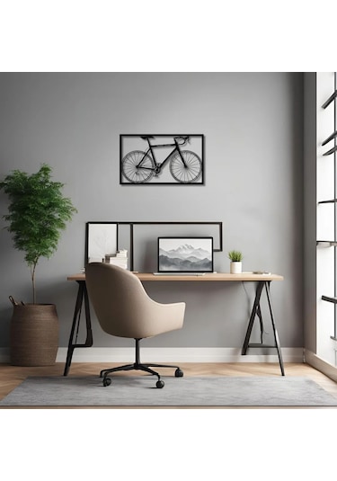 Özel Tasarım Metal Tablolar Bisiklet 2 Bicycle 2 Metal Duvar Tablosu Sanat
