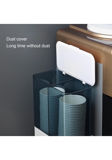 Gajeena Duvar Tipi Otomatik Bardak Alıcı - Tek Kullandım Bardak Rafı, Ev Kullanıma Uygun, Pratik Ve Dayanıklı Beyaz Model Diğer