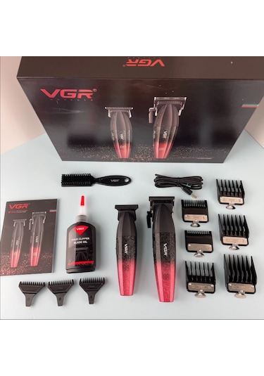 Vgr V-640 Profesyonel Saç Kesme Makinesi 9000 Rpm, Paslanmaz Çelik, Usb Şarjlı