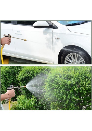 Valkyrie Yüksek Basınçlı Ayarlanabilir Uzun Şaft Bahçe Oto Yıkama Tabanca Başlık
