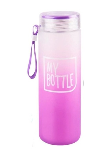 My Bottle Pembe Cam Matara 420 Ml