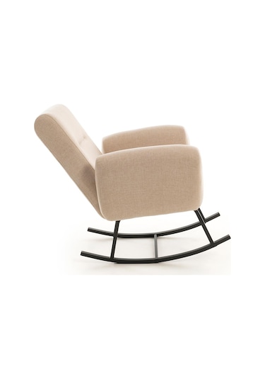 Pafu Kono Tv / Dinlenme / Baba / Emzirme Koltuğu Sallanan Sandalye - Keten Krem
