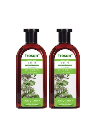 Tresan 6 Bitki Kepek Karşıtı Bakım Şampuanı 2 x 300 ML