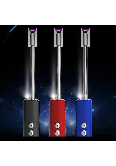 Mum Çakmak Şarjlı Çakmak Elektrikli Çakmak Şarjlı Alevsiz Çok Renkli