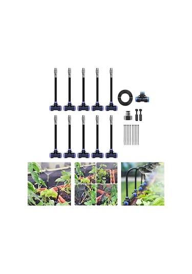 Suntek Magideal Peyzaj Tesisi Sulama Dışında Için Misting Soğutma 10m-boru-10cm-nozul