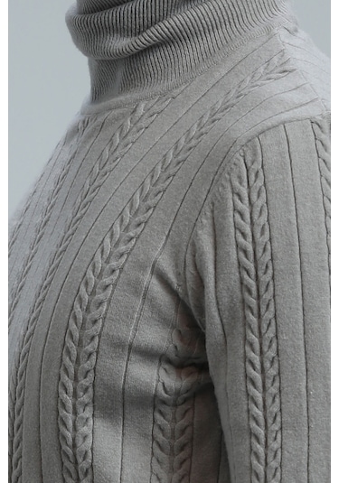 Lufian Tony Erkek Kazak Açık Gri 112090121100180 Açık Gri