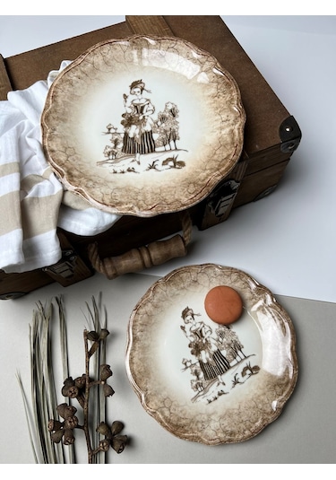 Porser Fulya Ella Pasta Takımı 22cm 6 Kişilik 6 Parça Fly6ptprs10 Çok Renkli