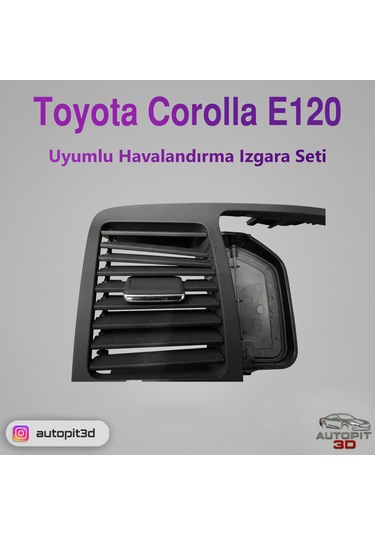 Toyota Corolla E120 Uyumlu Havalandırma Izgara Seti