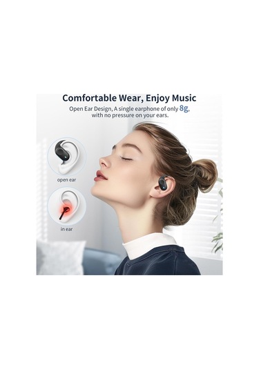 Yunboo Bluetooth 5.3 Kulaküstü Kulaklık Spor İçin, Ip54 Su Geçirmez, 36 Saat Pil Ömrü, Akıllı Sayım, Hafif Tasarım