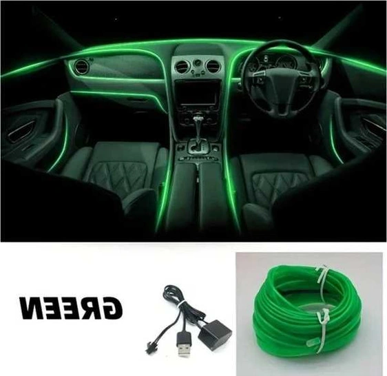 Trendooze Turcoshop11 Mor 78.74 İnç Usb Araç İçi Led Dekorasyon Şeridi