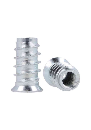 Zamak Dübel Mobilya Bağlantı Metal Yuvası M6 8X16
