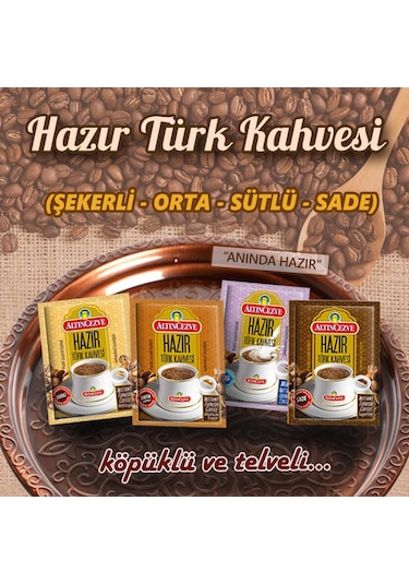 Altıncezve Hazır Türk Kahvesi Şekerli 20 x 11 G