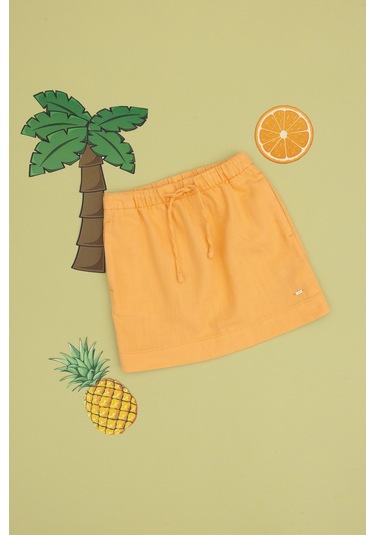 U.s. Polo Assn. Kız Çocuk Kavun Etek Dokuma 50304328-vr202 Kavun