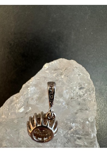 Lal Ve Zirkon Taşlı Gümüş Set Takım 925 Ayar 7,55 Gram