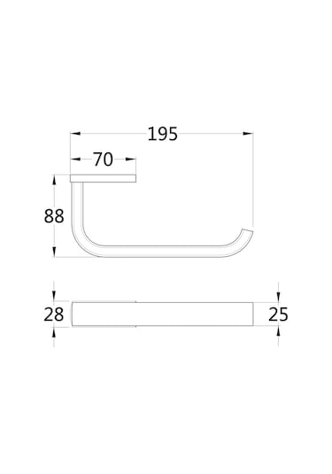 Homyl Pirinç Tuvalet Kağıdı Havluluk Banyo Rulo Doku Depolama Bronz