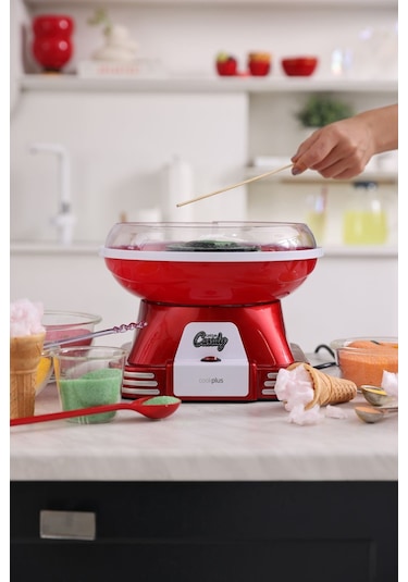 Cookplus Retro Pamuk Şeker Makinesi