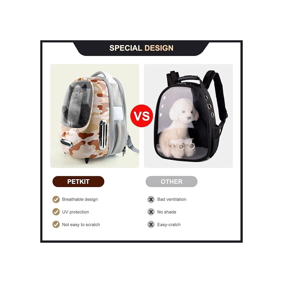 Petkıt Breezy 2 Smart Cat Catrıer Desert Camo 667002779