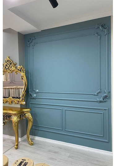 Decomanya Boyanabilir Duvar Çıtası 2.5 Cm Poliüretan Duvar Çıtası (443196205)