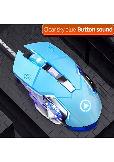 Vkemall "6 Tuşlu Rgb Aydınlatmalı Sessiz Oyun Faresi - 3600 Dpı Ayarlanabilir, Ergonomik Tasarım" Diğer