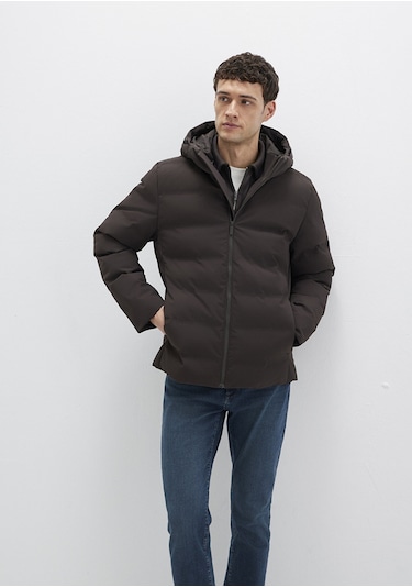 Mavi - Kahverengi Ceket 0110652-70219 Kahverengi