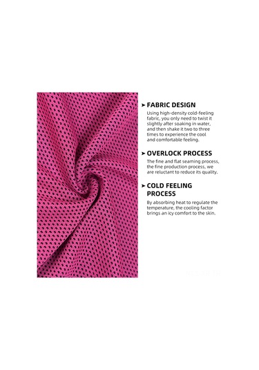 Xiyyadms "3'lü Spor Havlusu Seti - Yoga, Koşu, Kamp İçin Hızlı Kuruyan Soğutucu Mikrofiber Havlu" Çok Renkli