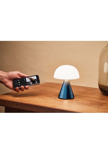 Lexon Mina L Led Lamba ve  Bluetooth Hoparlör Lacivert Çok Renkli