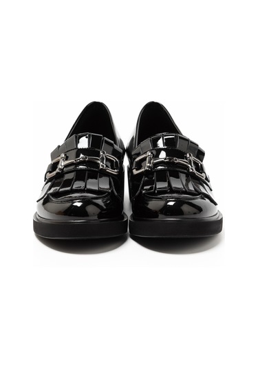 Vernice Nero Oxford Klasik Kadın 844003mk Donna Serena 4003mk Vernıce Nera Siyah