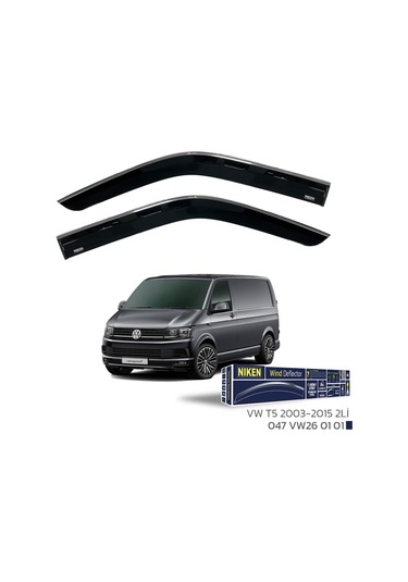 Volkswagen T5 Niken Kromlu Cam Rüzgarlığı 2li 2003 2015