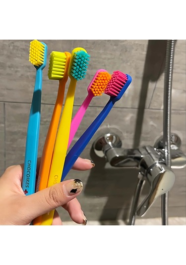 Yuqing 5'li Çikolata İsviçre Bakımı Yumuşak Naylon Kıl Diş