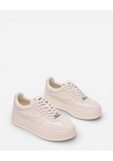 Steve Madden Off-track Bone Kadın Krem Sneakers Off-track