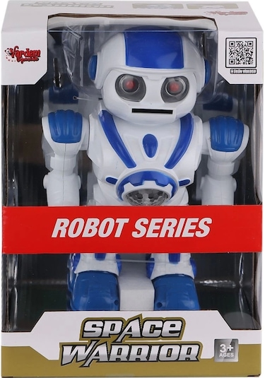 Df-6022 Işıklı Ve Müzikli Disk Atan Uzay Savaşçısı Robot