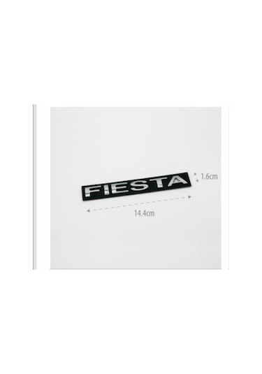 Fiesta Bagaj Yazısı Krom - 2002 2003 2004 2005 2006 2007 2008 Uyumlu