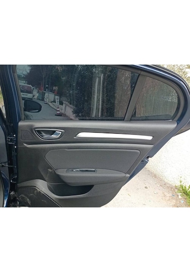 Renault Megane 4 Sedan Krom Kapı İç Çıtası 4 Parça Taşlı 2016-202
