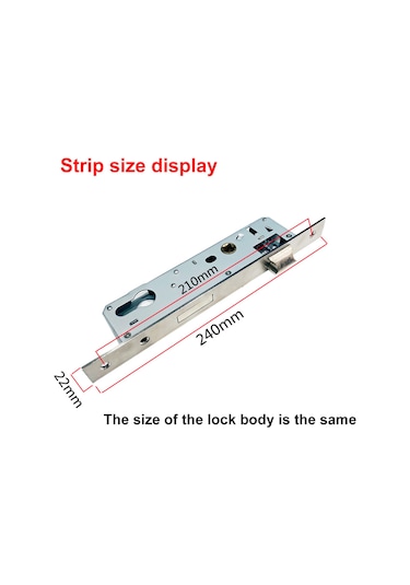 Symbee Alüminyum Profil Kapı Kilit Gövdesi 8520/8525/8530/8535 Serisi 35-50mm Tek Nokta Tamiri İçin Çelik Malzeme