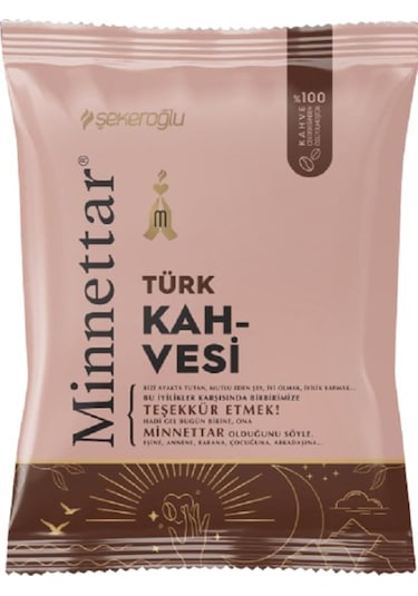 Şekeroğlu Minnettar Türk Kahvesi 24 x 100 G